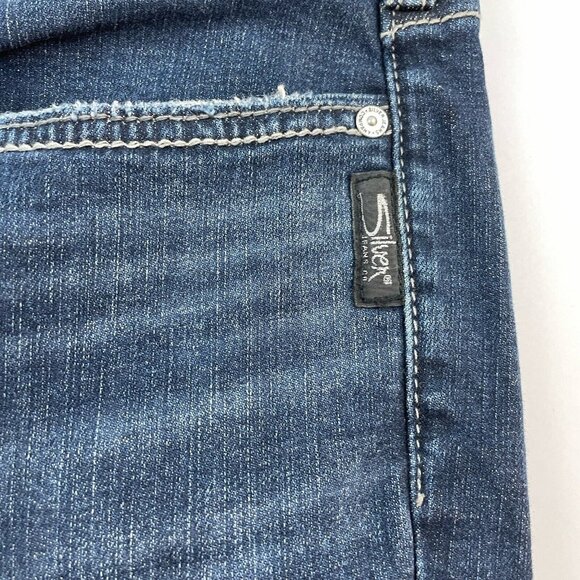 NWT Silver Jeans Elyse Slim Size 20 Inseam:29 (28) Indigo Blue - Picture 7 of 16